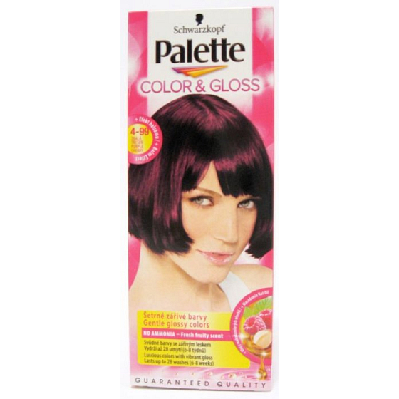 Palette Color & Gloss farba na vlasy 4 - 99 Zrelá čerešňa