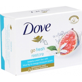 Dove Go Fresh Restore Modrý figa a pomarančový kvet toaletné mydlo 100 g