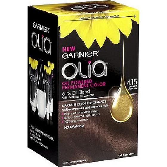 Garnier Olia farba na vlasy bez amoniaku 4.15 Ľadová čokoláda