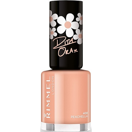 Rimmel London 60 sekund Nail Polish by Rita Ora lak na nechty 408 Peachella 8 ml