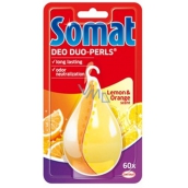 Somat Deo Duo Perls Lemon & Orange osviežovač umývačky riadu 17 g