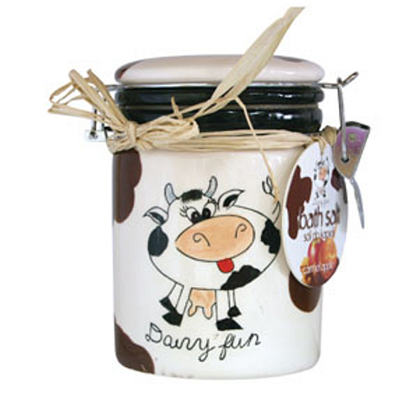 Dairy Fun Caramel & Apple soľ do kúpeľa 650 g