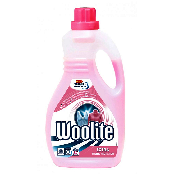 Woolite Extra Classic Protection prací prostriedok pre šetrné pranie jemnej a vlneného prádla 1,5 l