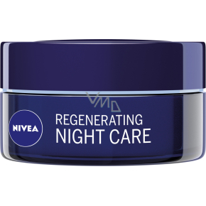 Nivea 24h Moisture + Regeneration zvláčňujúci regeneračný nočný krém pre normálnu až zmiešanú pleť 50 ml