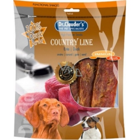 Dr. Clauders Country Line Kačica plátky sušeného mäsa pre psov 170 g