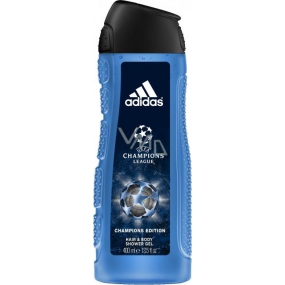 Adidas UEFA Champions League Champions Edition 2v1 sprchový gél a šampón pre mužov 400 ml