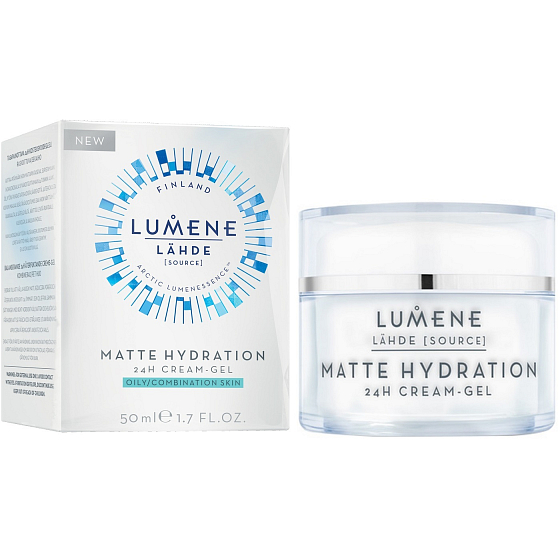 Lumene Source Matte 24 hodinový hydratačný matujúci gélový krém 50 ml