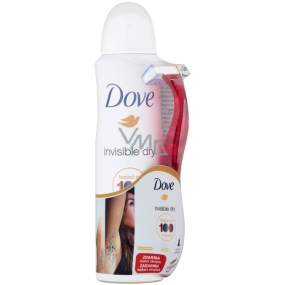 Dove Invisible Dry antiperspirant sprej pre ženy 150 ml + holiaci strojček sa 3 brity, duopack