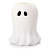 Yankee Candle Halloween Glowing Ghost svietnik keramický na na votívny sviečku čajovú veľký 12 x 14 cm