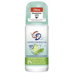 CD Uhorka a Mäta guľôčkový antiperspirant dezodorant roll-on pre ženy 50 ml