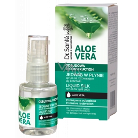 Dr. Santé Aloe Vera tekuté hodváb na vlasy pre rozštiepené končeky 30 ml