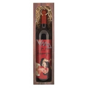 Bohemia Gifts Merlot z lásky - S tebou je svet krajší darčekové červené víno 750 ml