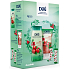 Dixi Šípek a Brusnica sprchový gél 250 ml + sprchový peeling na telo 200 ml + ponožky pre ženy veľkosť: 36-40, kozmetická sada