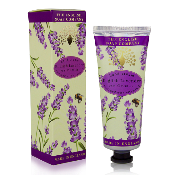 English Soap Anglická Levanduľa luxusný krém na ruky s vitamínom E a včelím voskom 75 ml