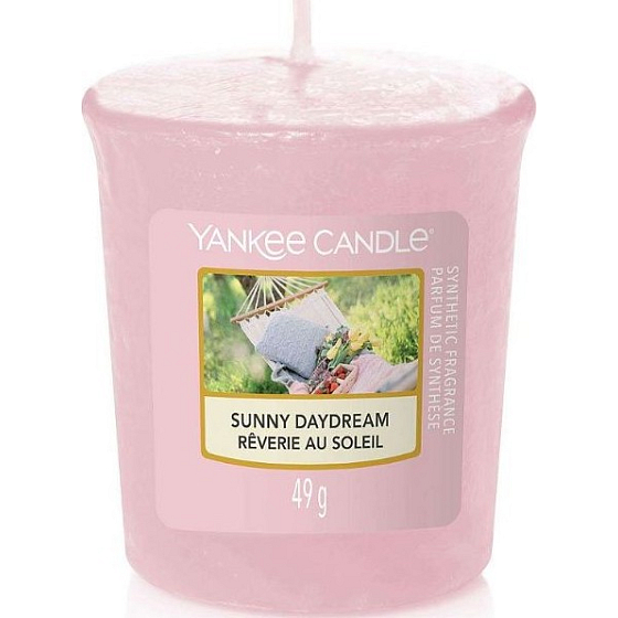 Yankee Candle Sunny Daydream - Snenie za slnečného dňa vonná sviečka votívna 49 g