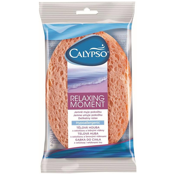 Calypso Relaxing Moment Hypoallergenic telová huba s celulózou a ľanovými vláknami