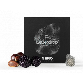 Waterdrop NERO - a zostaň nabitý, Černica, kolesový orech, guarana microdrink energické nakopnutie 12 kapslí