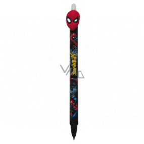 Colorino Gumovatelné pero Marvel Spiderman čierne, modrá náplň 0,5 mm