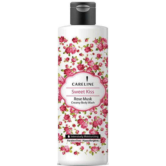 Careline Sweet Kiss - Sladký bozk krémový sprchový gél 525 ml