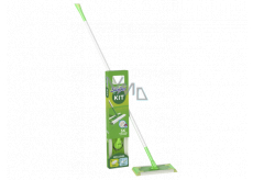 Swiffer Kit mop + náhradná prachovka na podlahu 8 kusov + náhradné vlhčené obrúsky na podlahu 3 kusy, štartovacia sada