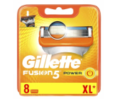 Gillette Fusion5 Power náhradné hlavice s 5 čepieľkami 8 kusov