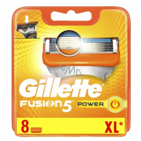 Gillette Fusion5 Power náhradné hlavice s 5 čepieľkami 8 kusov