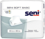 Hygienické absorpčné vložky Seni Soft Basic, 60 x 40 cm 10 kusov