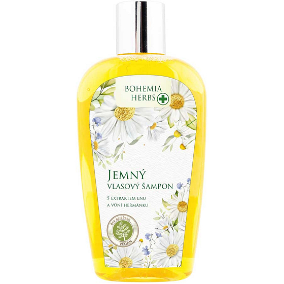 Bohemia Gifts Harmančekový jemný šampón pre všetky typy vlasov 250 ml