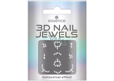 Essence 3D Jewels nálepky na nechty s kamienkami 02 Mirror universe 10 kusov