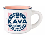 Hrnček na espresso Albi - Dobrá káva, raňajky šampiónov 45 ml
