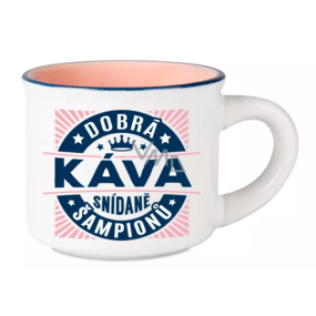 Hrnček na espresso Albi - Dobrá káva, raňajky šampiónov 45 ml