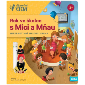 Albi Kúzelné čítanie interaktívna kniha Rok v škôlke s Mici a Mňau, vek 3+