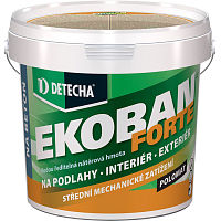 Detecha Ekoban Forte farba na drevo i betón, šedá, 15 kg