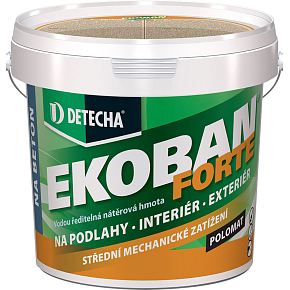 Detecha Ekoban Forte farba na drevo i betón, šedá, 15 kg