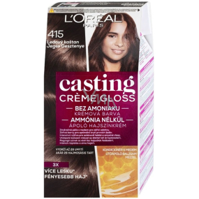 Loreal Paris Casting Creme Gloss farba na vlasy 415 ľadový gaštan