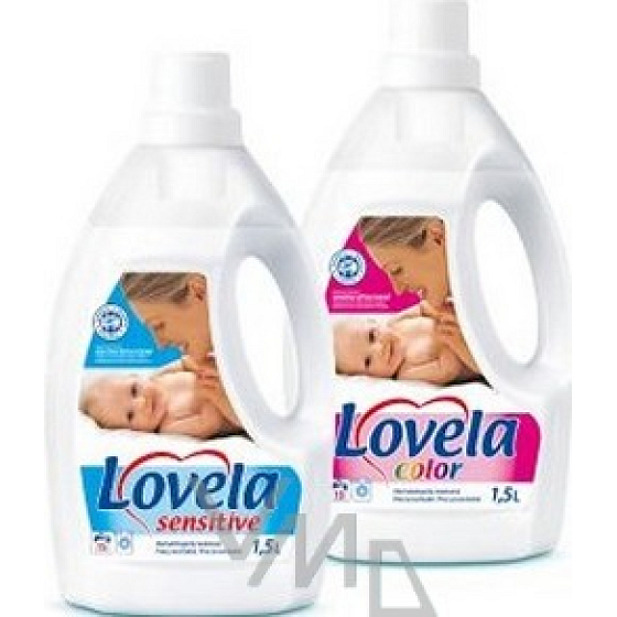 Lovela Sensitive tekutý prací prostriedok 1,5 l + Lovela Color na farebnú bielizeň 1,5 l