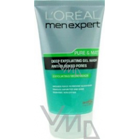 Loreal Paris Men Expert Pure & Matte čistiaci peelingový gél 150 ml