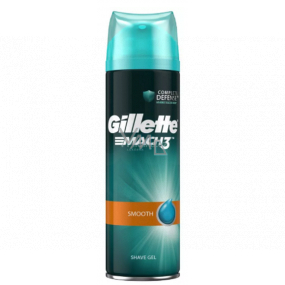 Gillette Mach3 Close & Smooth gél na holenie pre mužov 200 ml