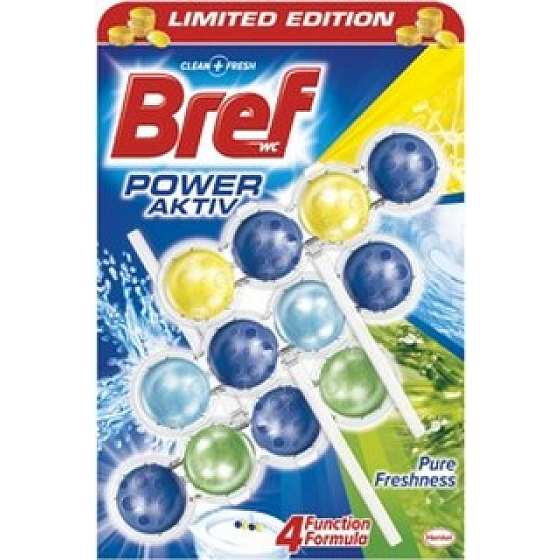 Bref Power Aktiv 4 Formula Pure Freshness WC blok 3 x 50 g