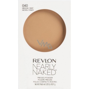 Revlon Nearly Naked Pressed Powder púder 040 Medium / Deep 8,017 g