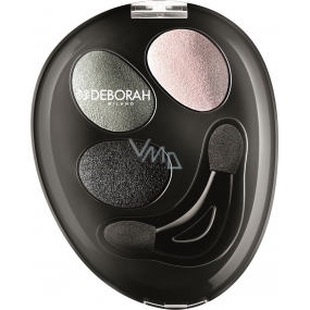 Deborah Milano Trio Hi-Tech Eyeshadow očné tiene 01 Ethereal Smoky 4,2 g