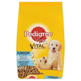 Pedigree Vital Protection Junior Kuracie mäso 2 - 12 mesiacov Kompletné krmivo pre šteňatá 500 g