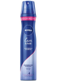 Nivea Care & Hold extra silná fixácia regeneračný lak na vlasy 250 ml