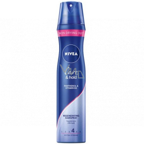 Nivea Care & Hold extra silná fixácia regeneračný lak na vlasy 250 ml