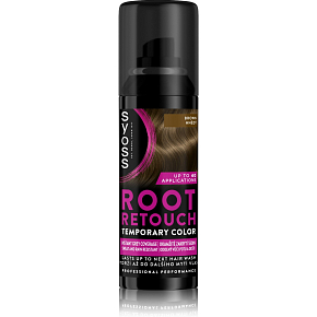 Syoss Root Retouch sprej na dočasné zakrytie odrastov Hnedý, 120 ml