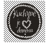 Bohemia Gifts Dekoračný obraz na zavesenie Kuchyňa 30 x 30 cm