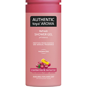 Authentic Toya Aroma sprchový gel brusnice a nektarínky, 400 ml
