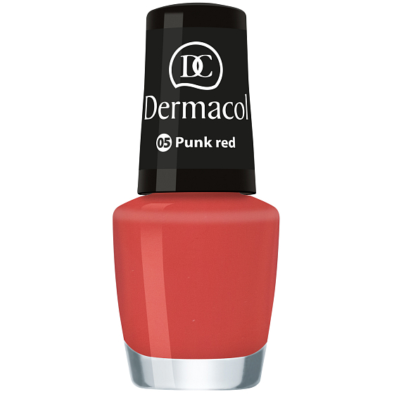 Dermacol Nail Polish Mini Summer Collection lak na nechty 05 Punk Red 5 ml