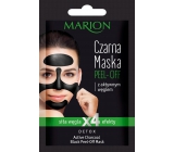 Marion Detox Black Peel Off s aktívnym dreveným uhlím a lékořicovým extraktom pre uvoľnenie pórov zlupovaciu pleťová maska 6 g