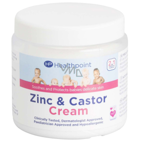 Healthpoint Zinc & Castor Cream zinková krémová masť na upokojenie, zapareniny 225 g